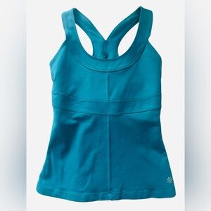 ATHLETA Teal Sleeveless Athletic Top SZ S